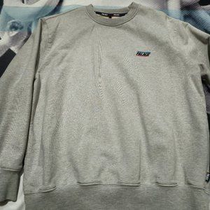 PALACE Skateboards 'BASICALLY A CREW' Sweater - Grey Marl - Large